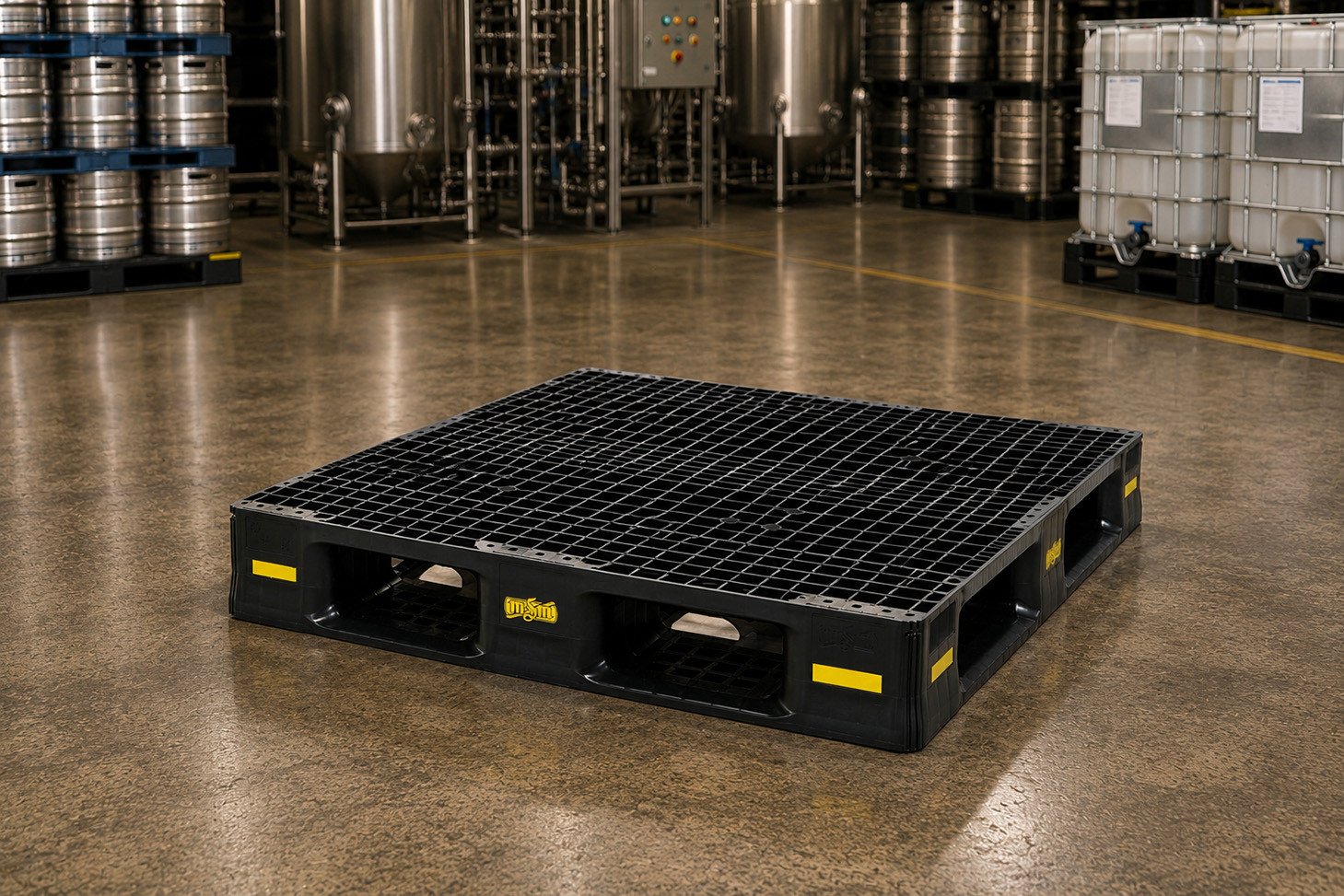 Central America pallet | Pallets - DW Reusables The two pieces Injection Moulded pallet was designed exclusively for the Central America market and fits the pallet measurements used in those specific countries. It can be used for all kind of applications such as crates, cans, kegs and PET bottles.
